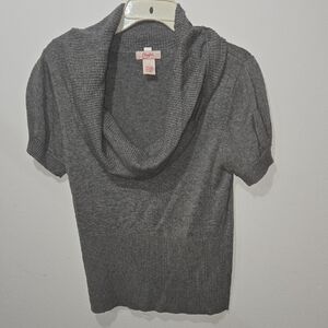 3 For $10: Candie's Gray Cowl Neck Sweater Soft Knit